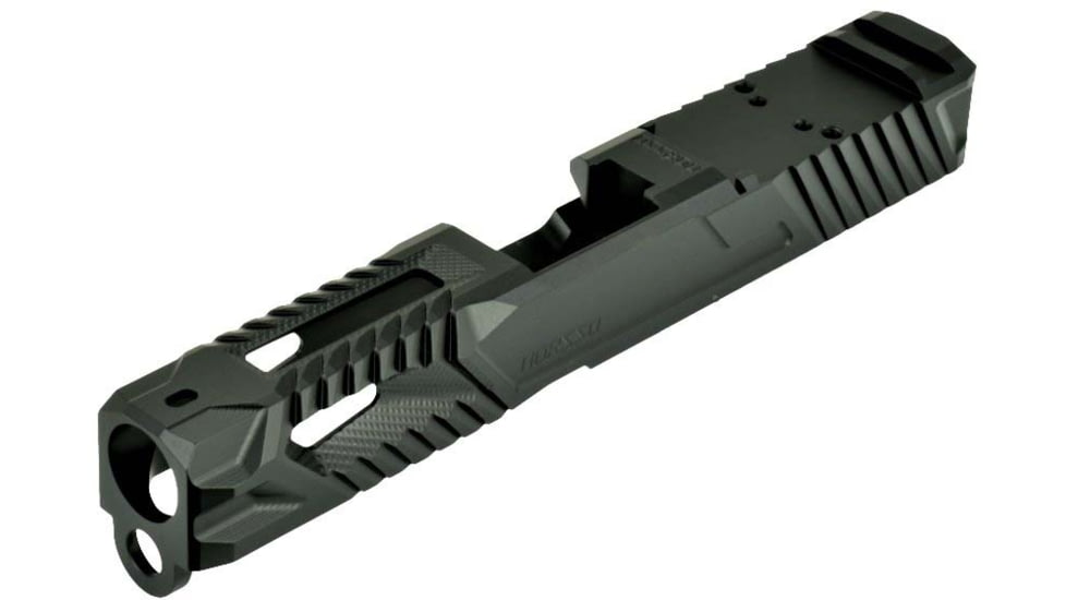 Norsso N19 Piranha TP Slide for Glock 19 Gen 3, RMR Cut, Black, N19-PIR-TP-3-RMR-BLK