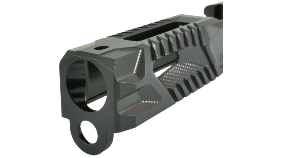 Norsso N19 Piranha TP Slide for Glock 19 Gen 3, RMR Cut, Black, N19-PIR-TP-3-RMR-BLK