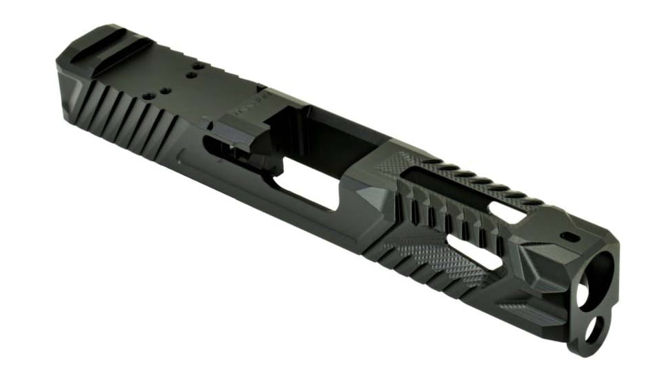 Norsso N19 Piranha TP Slide for Glock 19 Gen 3, RMR Cut, Black, N19-PIR-TP-3-RMR-BLK