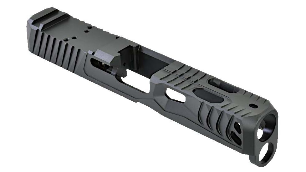 Norsso N19BN Reptile XP Slide for Glock 19 Gen 5, RMR Cut, Black, N19BN-REP-XP-5-RMR-BLK