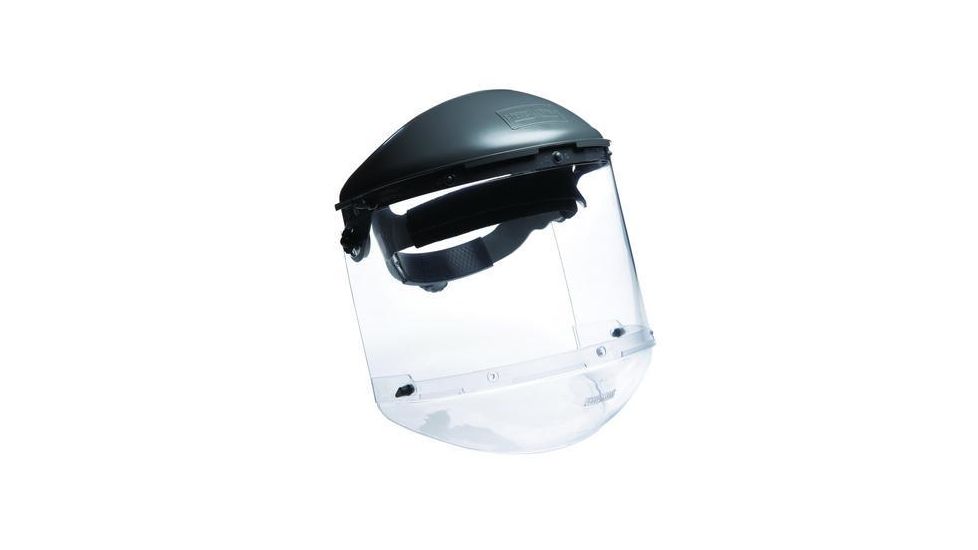 North Safety Products/Haus Faceshield Dual Crown Hp FM400DCCLC, Unit EA