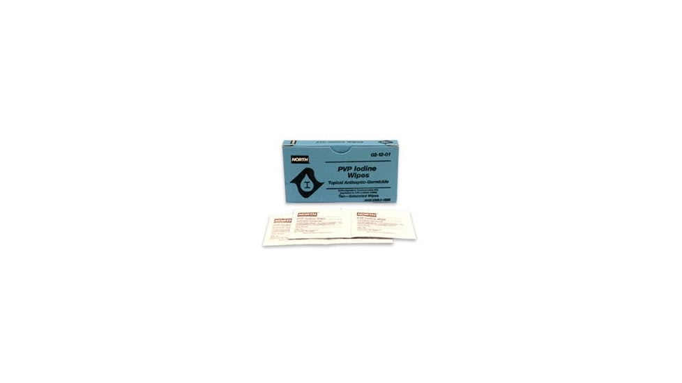 North Safety Products/Haus Pvp Iodine Wipes 10/UNIT 021201