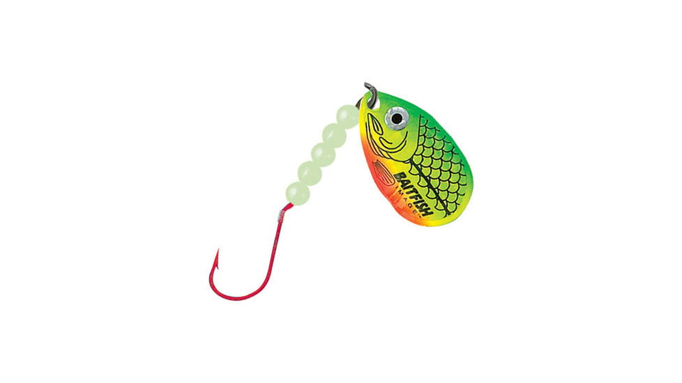 Northland Baitfish Spinner Rigs 60" Snell, #4 Bd, #1 Hk Gold Perch 1/Cd, NL-RC1-PC