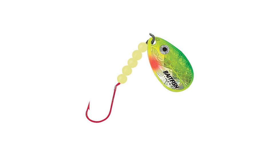 Northland Baitfish Spinner Rigs 60" Snell, #4 Bd, #1 Hk Sunfish 1/Cd, NL-RC1-YG