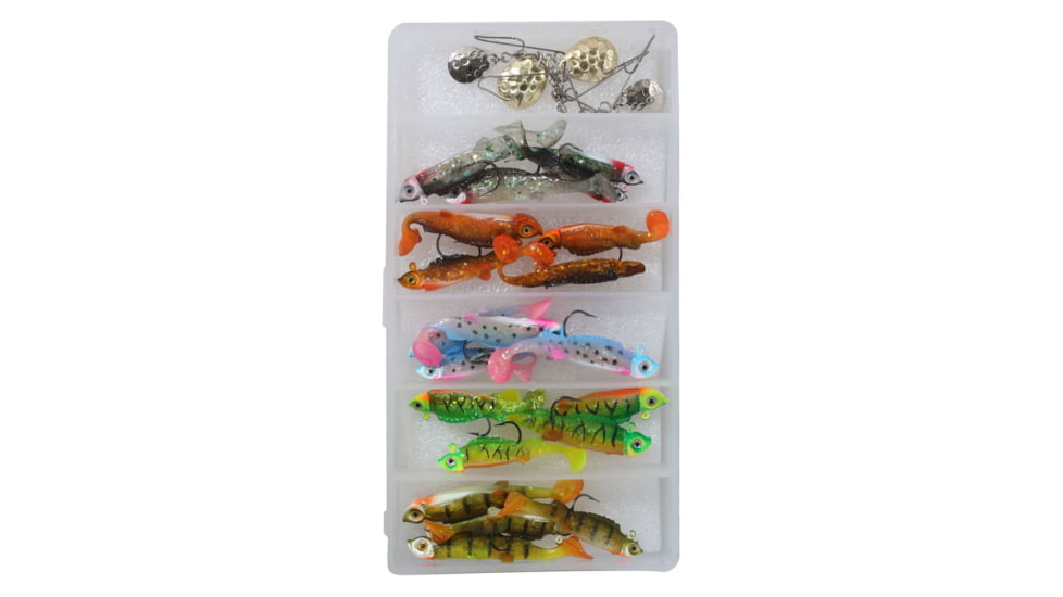 Northland Fishing Tackle Mimic Minnow Jig Kit, 24 Pack, Assorted, NL-MMPK-24