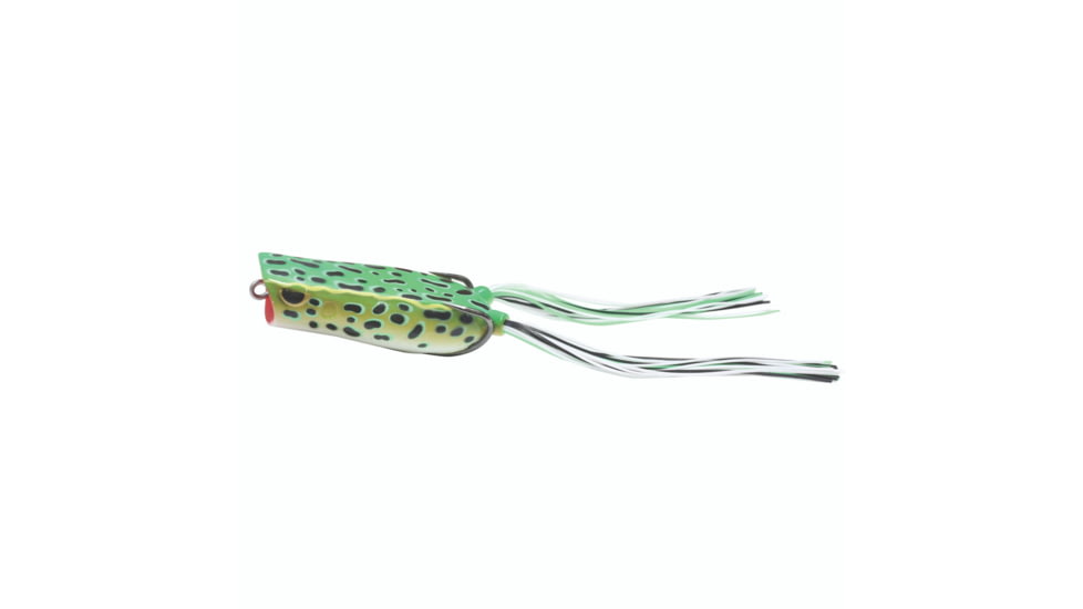 Northland Fishing Tackle Reed-Runner Poppin Frog Lure, Green Leopard Frog, 2.75in, NL-RRPF7-15
