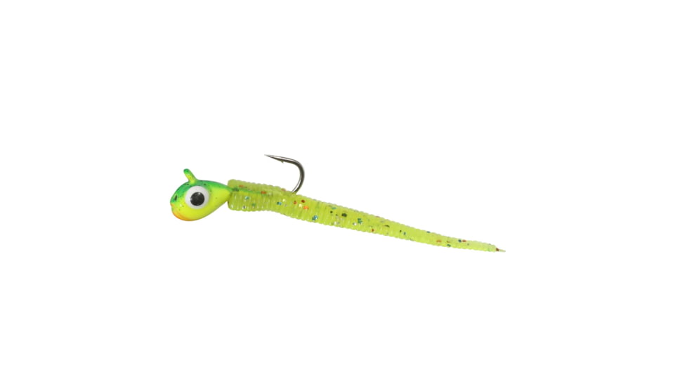 Northland Fishing Tackle Rigged Tungsten Bloodworm Lure, Tiger Beetle, 1/16 oz, NL-TBR10-82