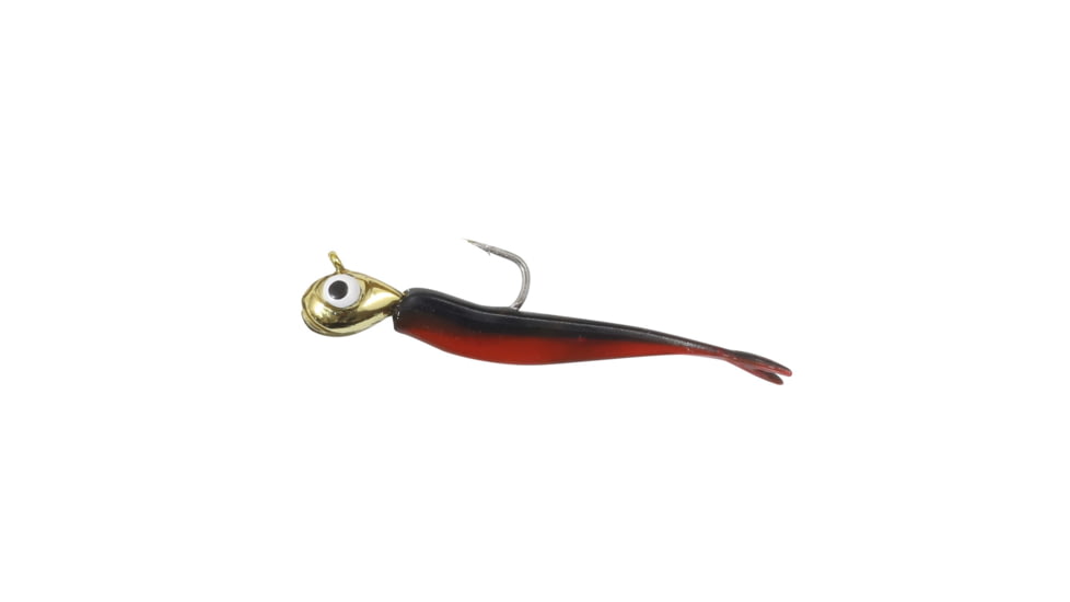 Northland Fishing Tackle Rigged Tungsten Mini Smelt Jig, Gold, 1/16 oz, NL-TMSR10-12