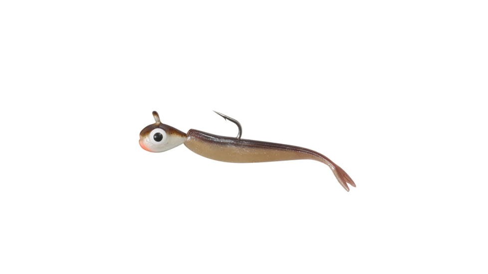 Northland Fishing Tackle Rigged Tungsten Mini Smelt Jig, Woodtick, 1/16 oz, NL-TMSR10-87