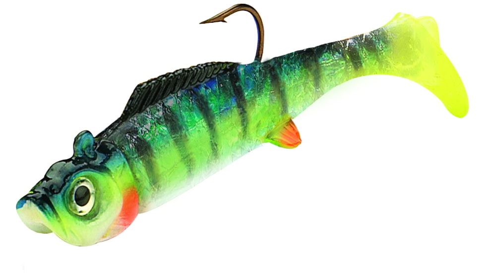 Northland Mimic Minnow Shad Swimbait, 2 1/2in, 1/4 oz, 2/0 Hook, Bluegill, Strip Card, MM4-6-27