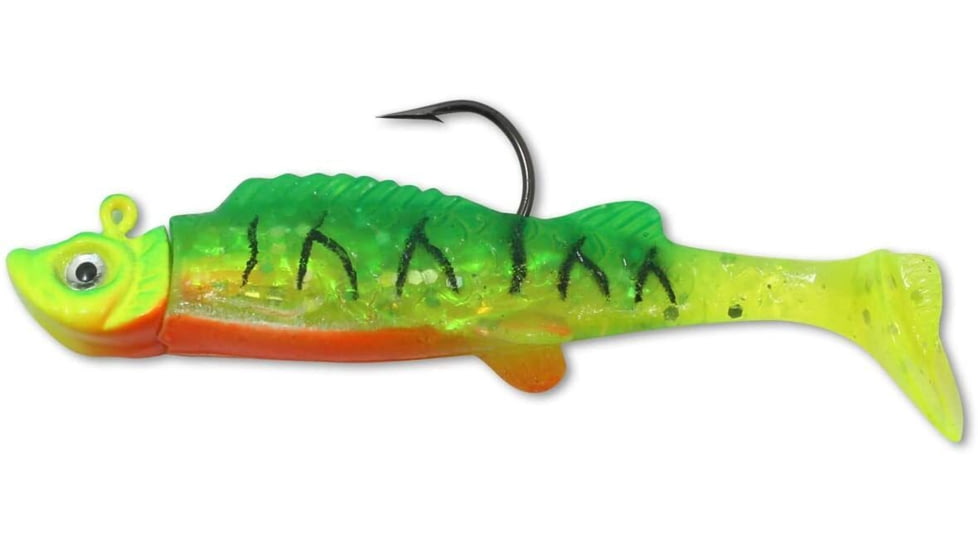 Northland Mimic Minnow Shad Swimbaits, 2, 2.5in, Fire Tiger, MM4-22