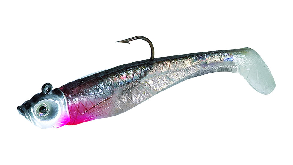Northland Mimic Minnow Shad Swimbait, 2 1/8in, 1/8 oz, Sz 1 Hook, Silver Shiner, Strip Card, MM3-6-11