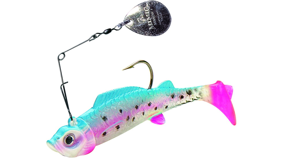 Northland Mimic Minnow Spin 1/16 Oz, 6/Cd Glow Rainbow, MMS2-6-21