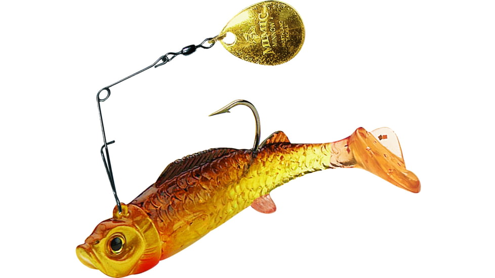 Northland Mimic Minnow Spin 1/16 Oz, 6/Cd Gold Shiner, MMS2-6-12