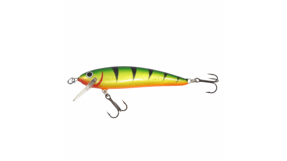 Northland Rumble Shiner Floating-Diving, 2 #4 Treble Hooks, Diving Depth 9-14, Gold Perch, 3-1/4in, 3/8oz, RSN8-GP