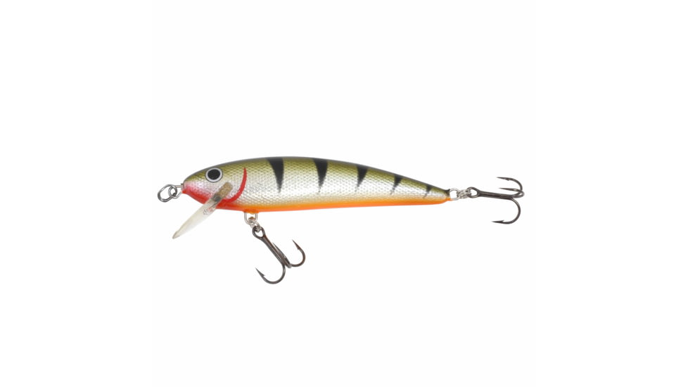 Northland Rumble Shiner Floating-Diving, 2 #4 Treble Hooks, Diving Depth 9-14, Perch, 3-1/4in, 3/8oz, RSN8-PER