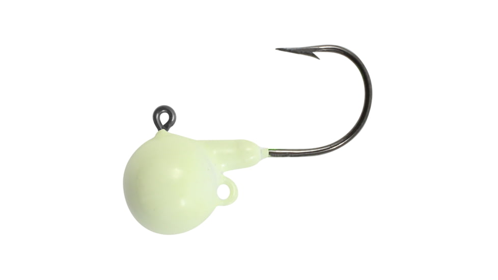 Northland Sting'n Fire-Ball Jig 1/2 Oz, #3/0 Hk Super-Glo Luminescent 3/Cd, FB6-3-13