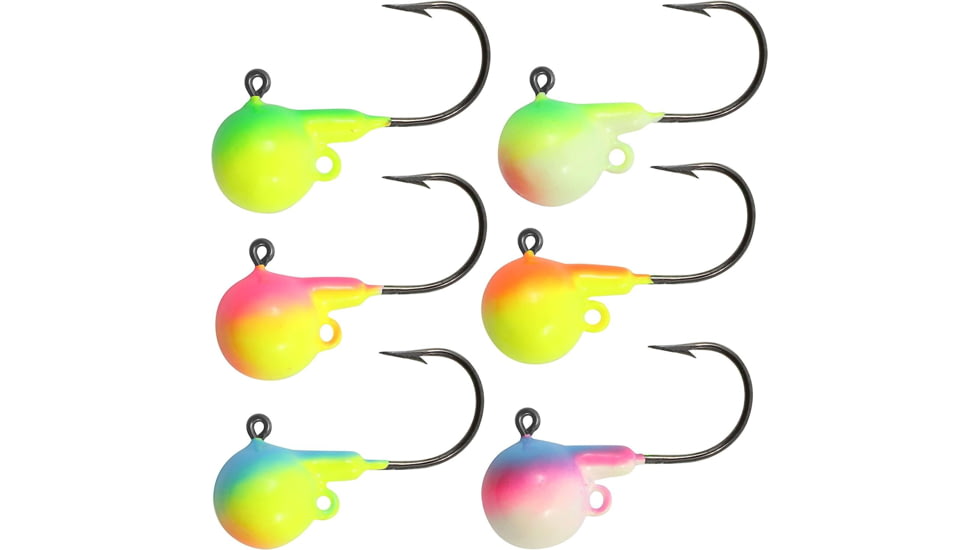 Northland Sting'n Fire-Ball Jig 3/8 Oz, #2/0 Hk Assorted 6/Cd, NL-FB5-6-99