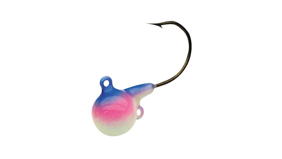 Northland Sting'n Fire-Ball Jig 3/8 Oz, #2/0 Hk Glow Rainbow 4/Cd, NL-FB5-4-135