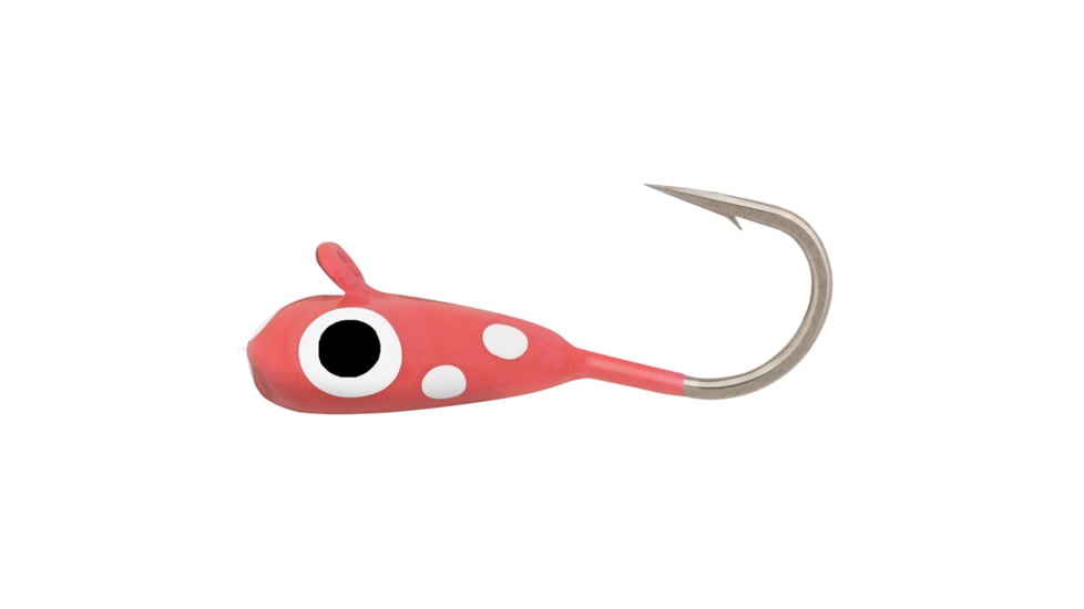 Northland Tungsten Gill-Getter Jig - 2/Card - 1/16Oz - #10 Hook - Polka Dot, TGGJ10-965