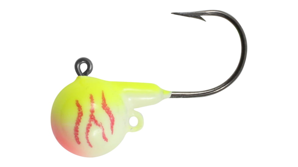 Northland Uv Fire-Ball Jig 3/8 Oz, #2/0 Hk Uv Electric Perch 4/Cd, NL-FB5-4-60