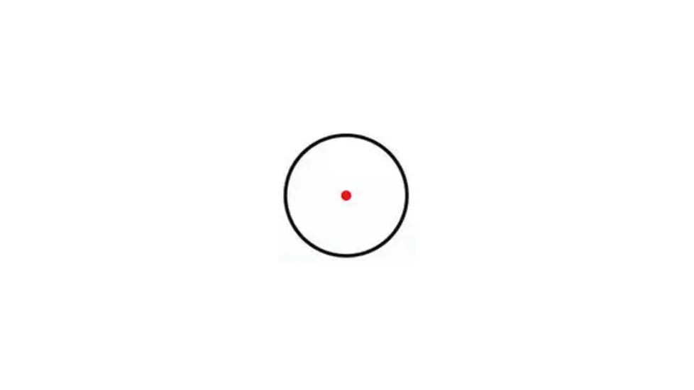 Northtac Ronin P-12 1x20mm Red Dot Reflex Sight With Absolute And Lower 1/3 Co-Witness Mounts, Dot Reticle, Black, P12-C