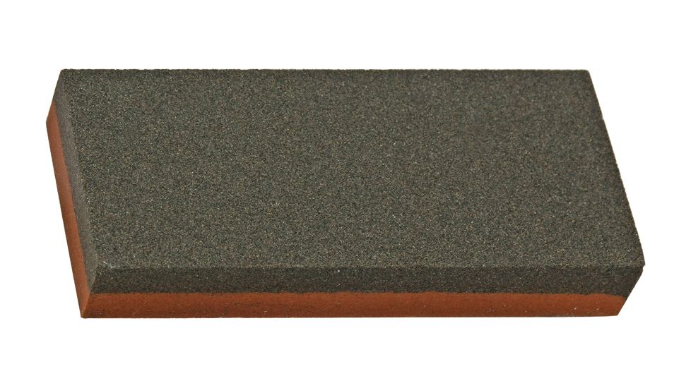 Norton Combination India Stone Sharpener, 4in. x 1 3/4in. x 5/8in. NTIB134