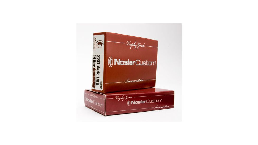 Nosler 280 Rem Ack Imp 140gr AB Per 20 60043