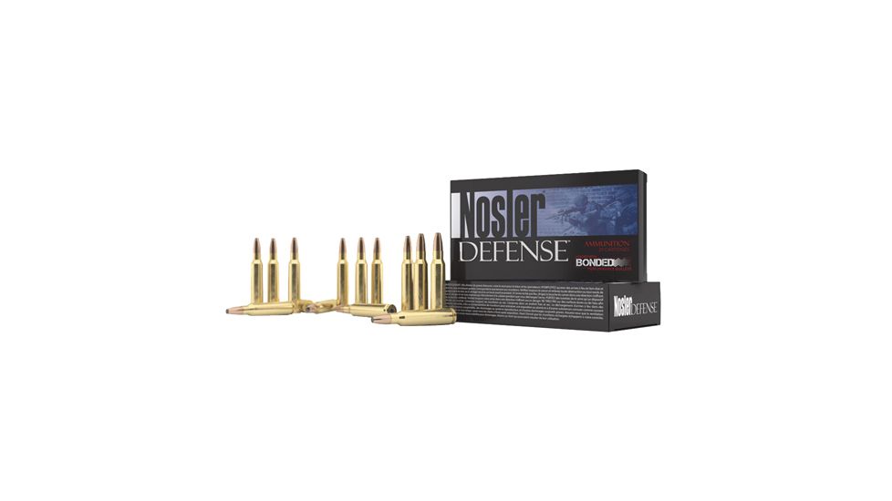 Nosler 308 Win 168gr Bonded Solid Base /20 39685