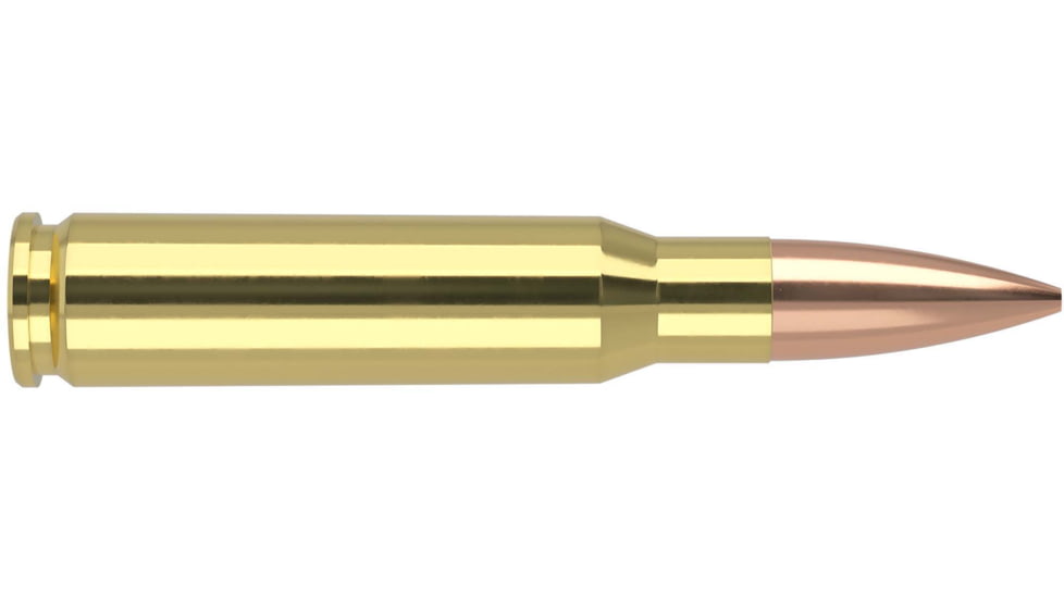 Nosler .308 Winchester 168 Grain Custom Competition Brass Cased Centerfire Rifle Ammo, 20 Rounds, 60054