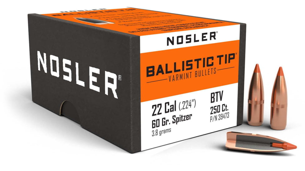 Nosler 39473 Ballistic Tip Varmint 22 Caliber .224 60 GR Ballistic Tip Varmint 2