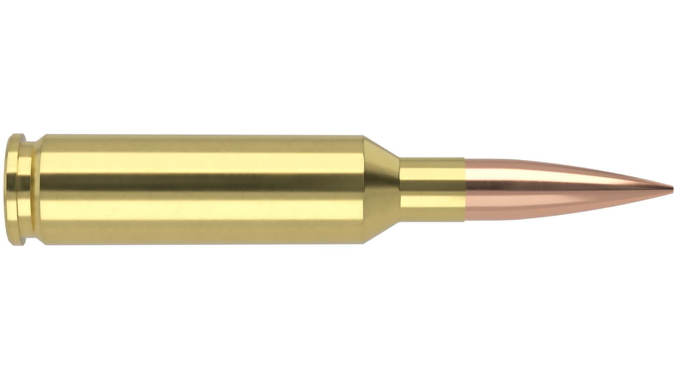 Nosler RDF 6mm Creedmoor 115 Grain Round Nose Flat Point Brass Cased Centerfire Rifle Ammo, 20 Rounds, 60170