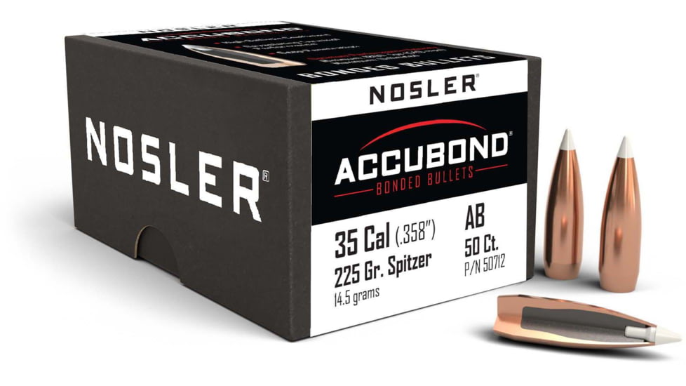 Nosler AccuBond Rifle Bullet .35 Caliber 225gr, 50ct, 50712