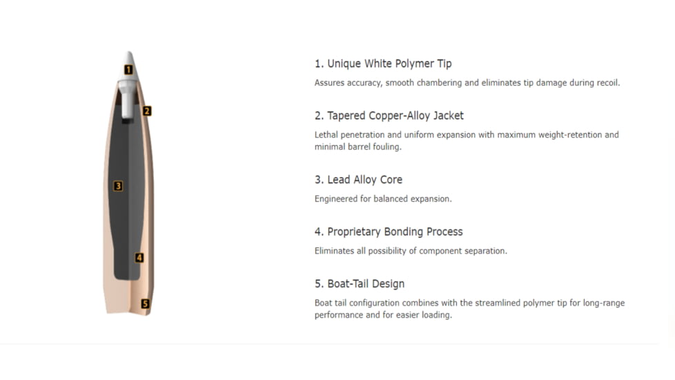 Nosler AccuBond Rifle Bullet .35 Caliber 225gr, 50ct, 50712