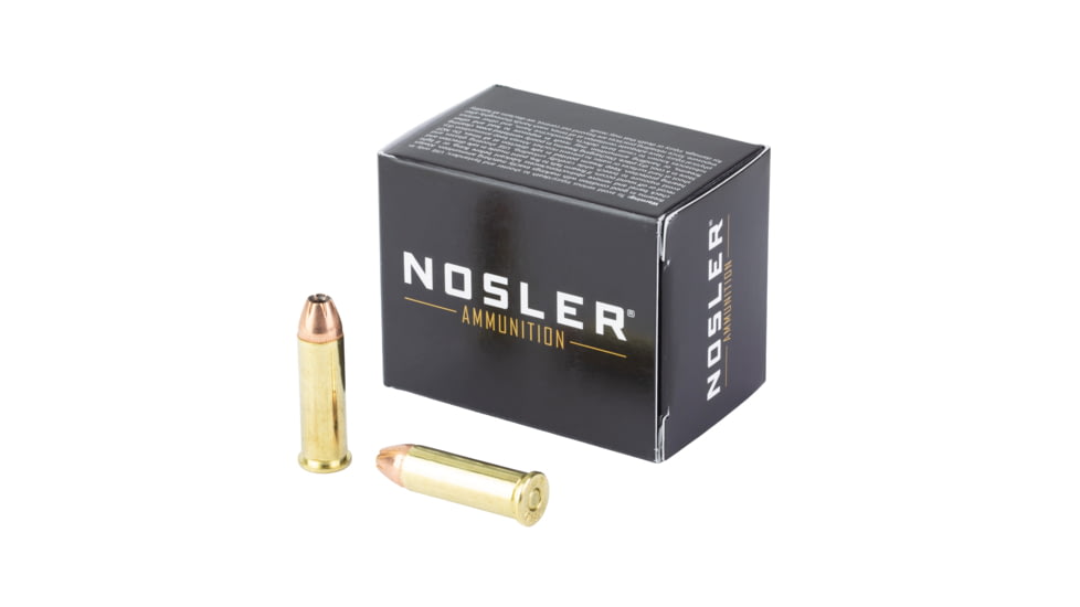 Nosler Assured Stopping Power, 38 Special, 125 Grain, Jacketed Hollow Point, 20 Round Box, NOS40137