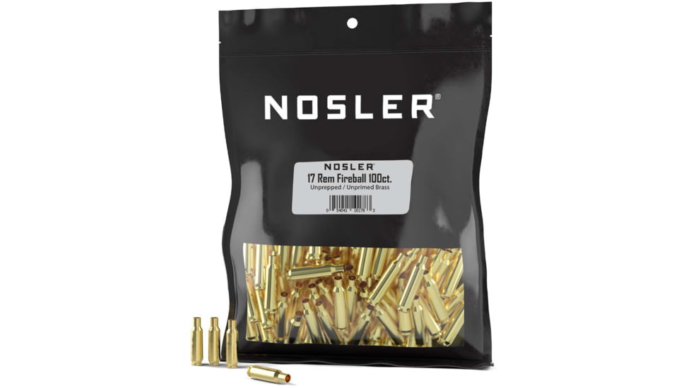 Nosler Bulk Rifle Brass .17 Remington Fireball, 100ct, 10178