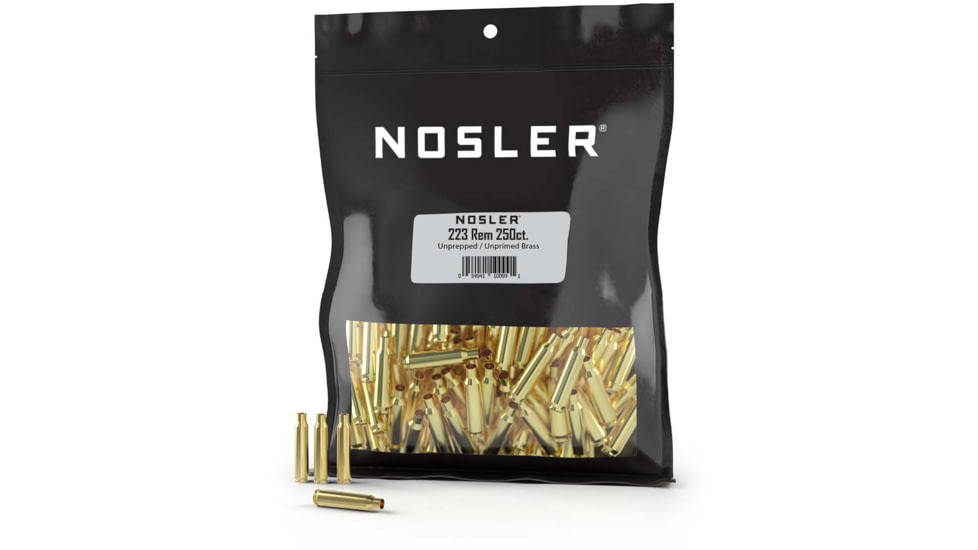 Nosler Bulk Rifle Brass .223 Remington, 250ct, 10099