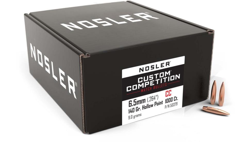 Nosler Custom Competition Rifle Bullet 6.5mm 140gr HPBT, 1000ct, 50379