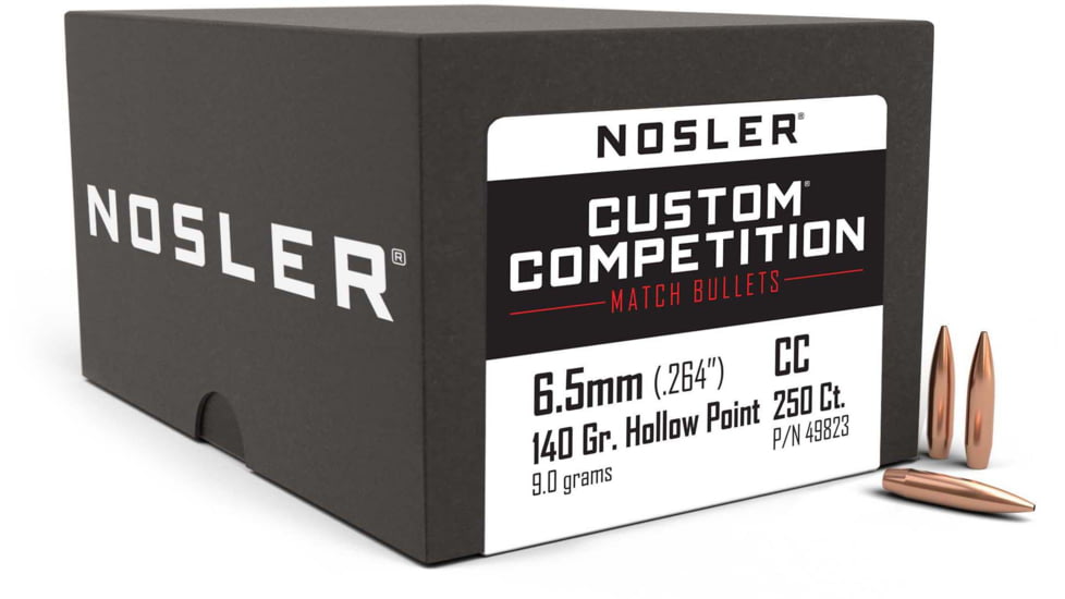 Nosler Custom Competition Rifle Bullet 6.5mm 140gr HPBT, 250ct, 49823