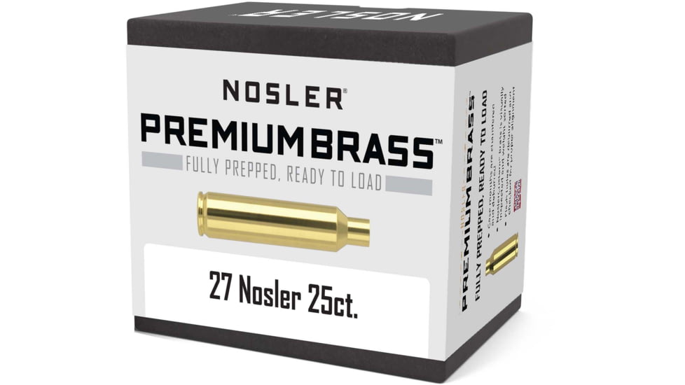 Nosler Custom Rifle Brass 27 Nosler, 25ct, 10145
