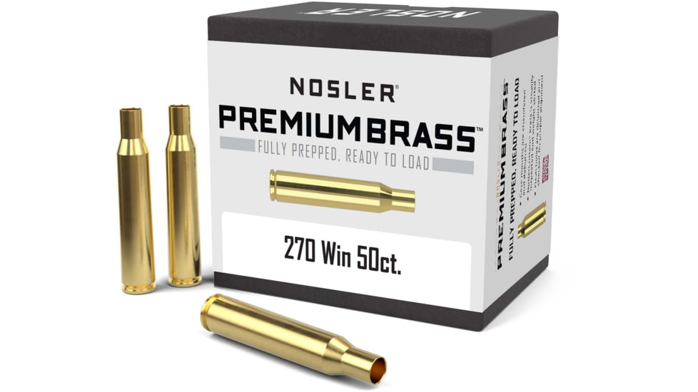 Nosler Custom Rifle Brass .270 Winchester, 50ct, 10155