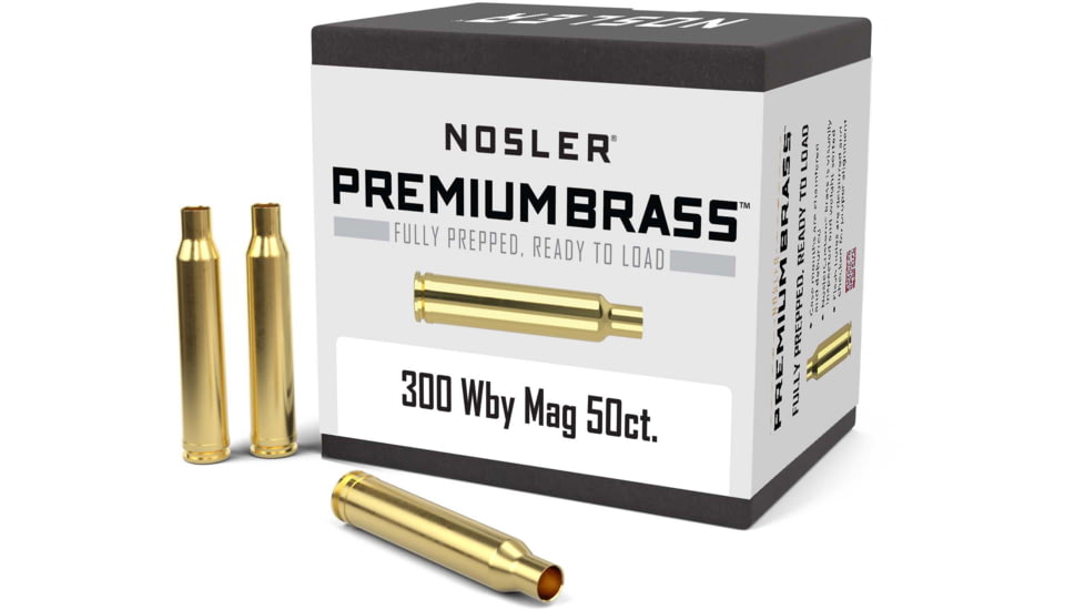 Nosler Custom Rifle Brass .300 Weatherby Magnum, 50ct, 10180
