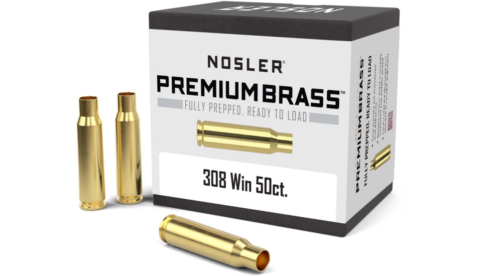 Nosler Custom Rifle Brass .308 Winchester, 50ct, 10225