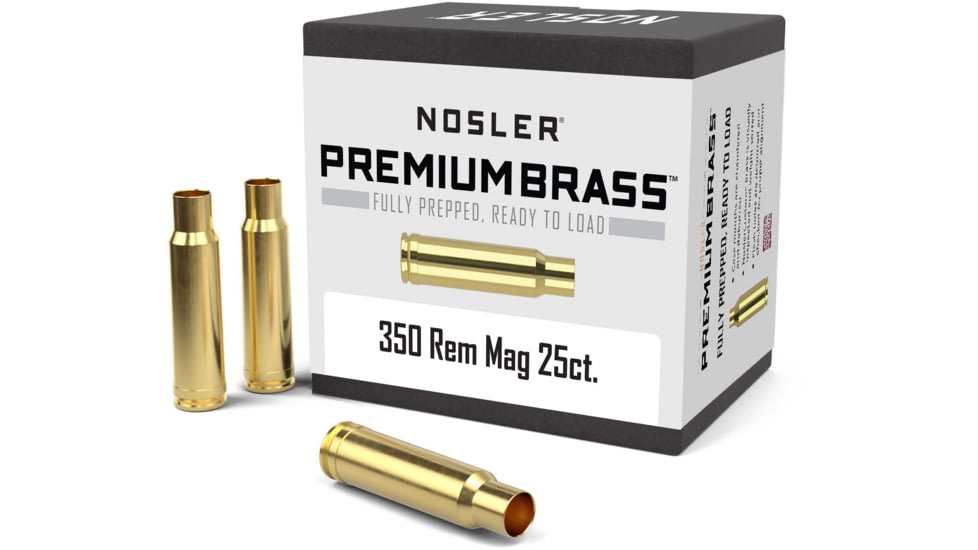 Nosler Custom Rifle Brass .350 Remington Magnum, 25ct, 11928
