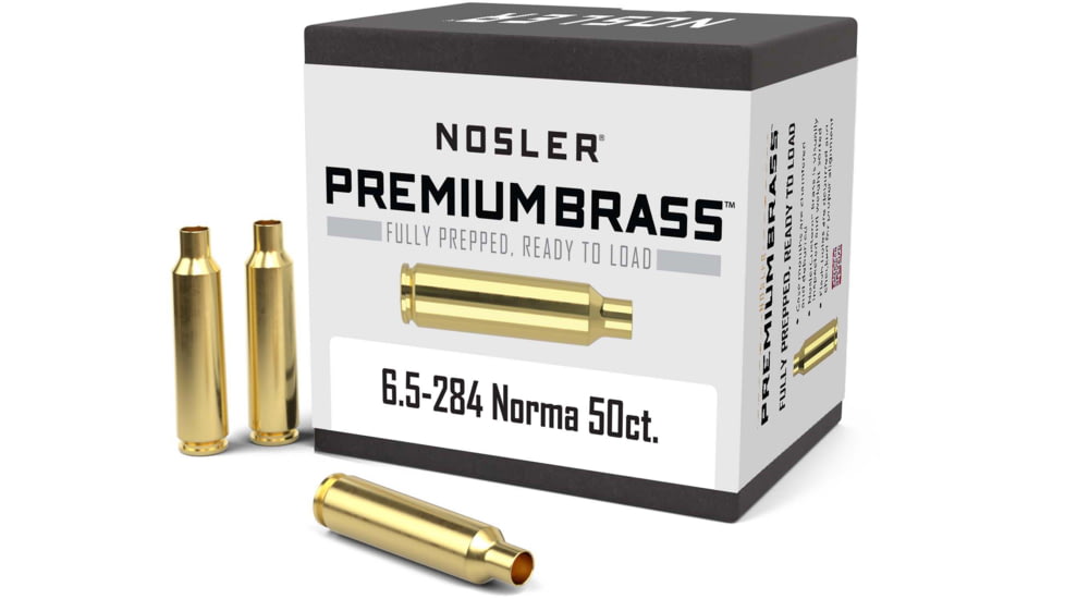 Nosler Custom Rifle Brass 6.5-284 Norma, 50ct, 10190