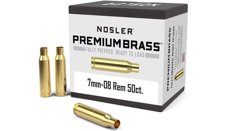 Nosler Custom Rifle Brass 7mm-08 Remington, 50ct, 10187