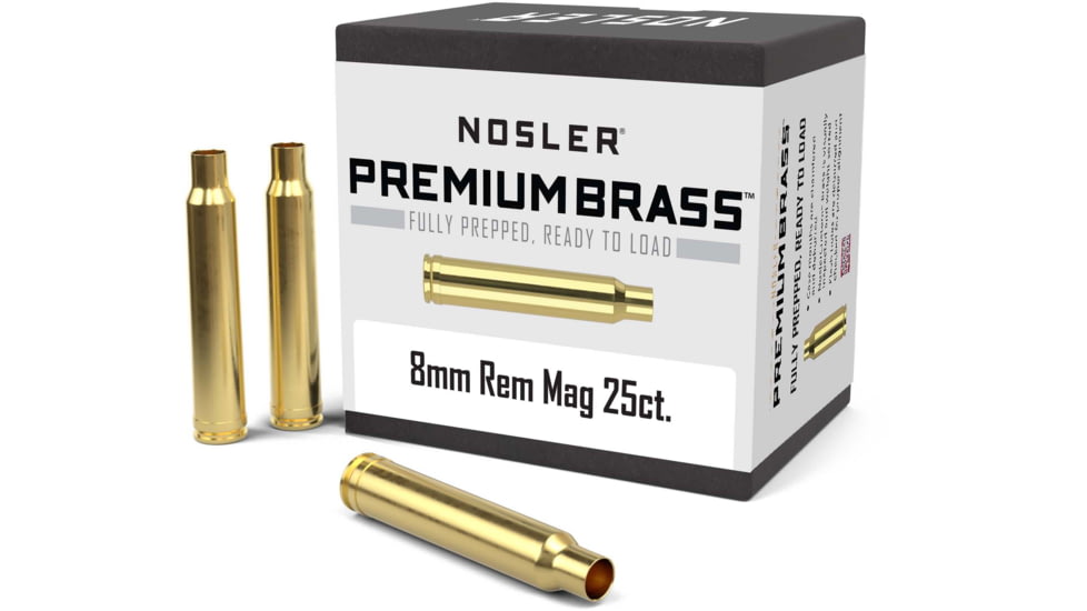 Nosler Custom Rifle Brass 8mm Remington Magnum, 25ct, 11892