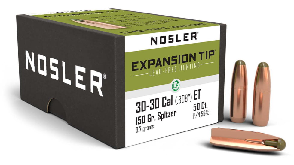 Nosler E-Tip Rifle Bullet .30-30 Caliber 150gr, 50ct, 59451