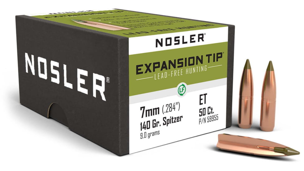 Nosler E-Tip Rifle Bullet 7mm 140gr, 50ct, 59955