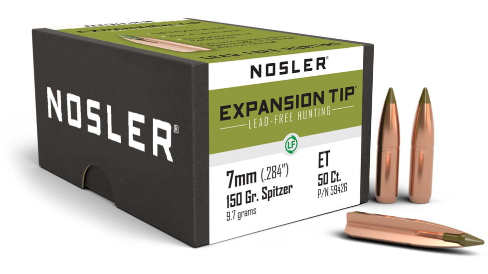 Nosler E-Tip Rifle Bullet 7mm 150gr, 50ct, 59426